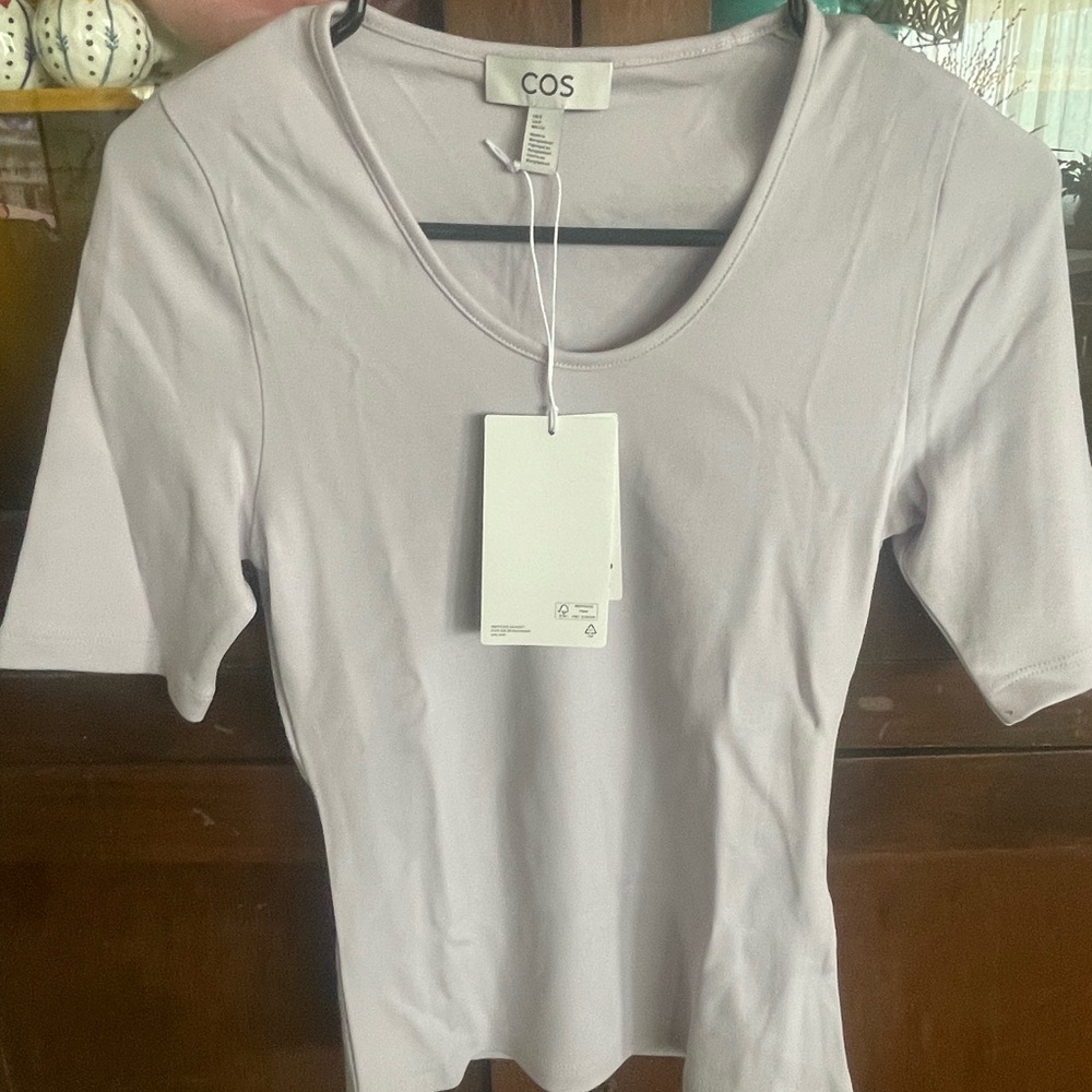 COS Soft Lilac Tee